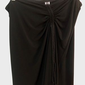 Sweet Kenneth Cole Front Rise Black Skirt. XL